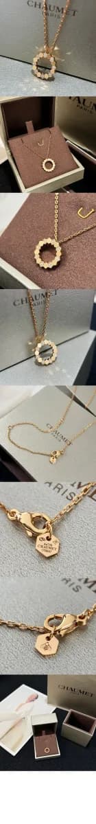 쇼메 여성 비 드 쇼메 펜던트 스몰 모델 네크리스 - Chaumet Womens Bee de Chaumet Pendant Small Model Necklace - acc10176x 이미지 3/3