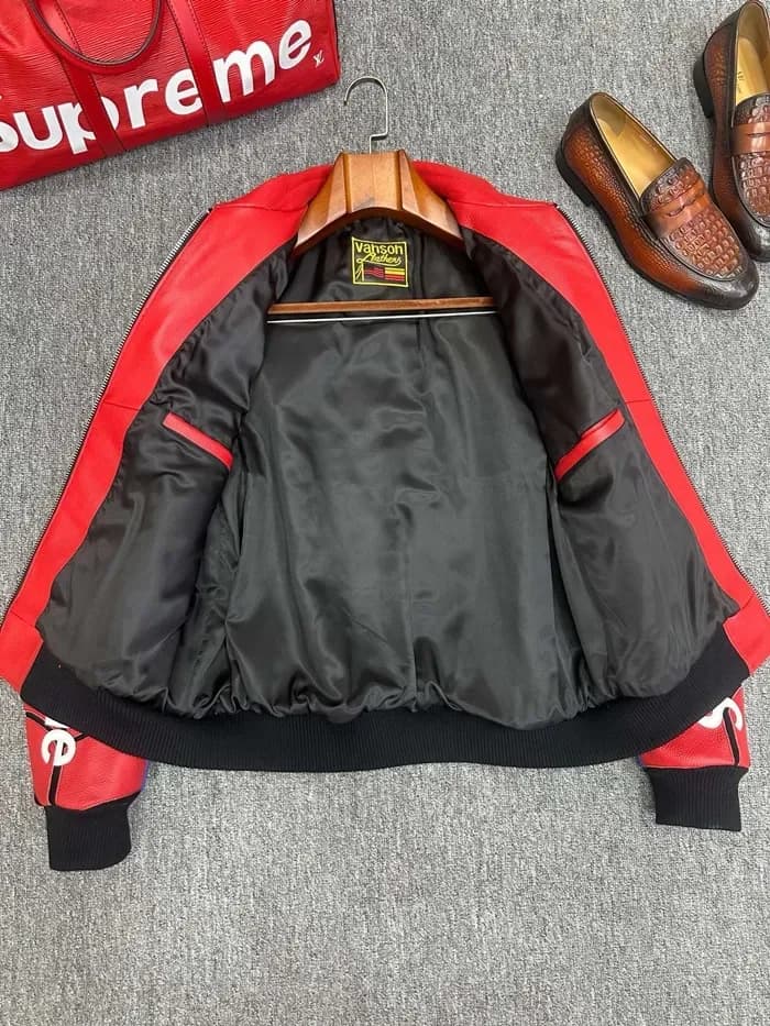 슈프림 남성 가죽 자켓 - Supreme Mens Leather Jacket - suc16775x 이미지 17/27