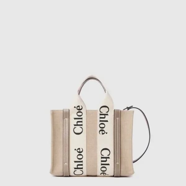 끌로에 여성 우디 스트랩 토트 백 스몰 - Chloe Womens Woody Strap T… 이미지 1/4