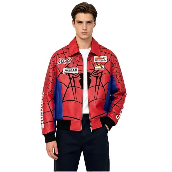 슈프림 남성 가죽 자켓 - Supreme Mens Leather Jacket - suc16775x 이미지 2/27