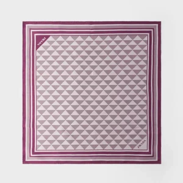 프라다 여성 스퀘어 스카프 - Prada Womens Square Scarf - acc69… 이미지 1/11