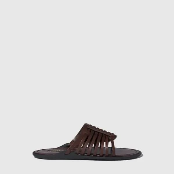 미우미우 여성 나파 가죽 슬라이드 - Miumiu Womens Napa Leather Sl… 이미지 1/3