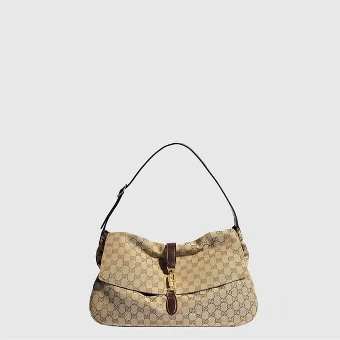 구찌 여성 재키 플랩 라지 크로스바디 백 - Gucci Womens Jackie Flap Large Crossbody Bag - gub16510x 이미지 1/4