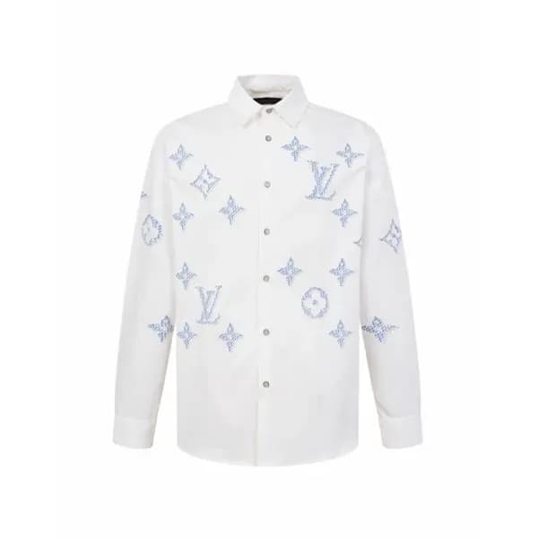 루이비통 남성 모노그램 셔츠 - Louis vuitton Mens Dress Shirts … 이미지 1/15