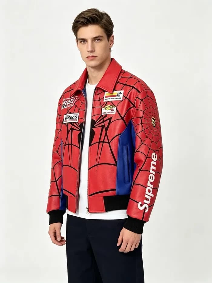 슈프림 남성 가죽 자켓 - Supreme Mens Leather Jacket - suc16775x 이미지 3/27