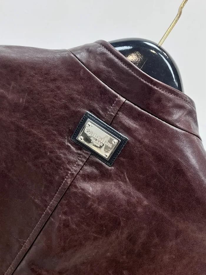 돌체앤가바나 남성 가죽 자켓 - Dolce&Gabbana Mens Leather Jacket - doc17074x 이미지 12/14