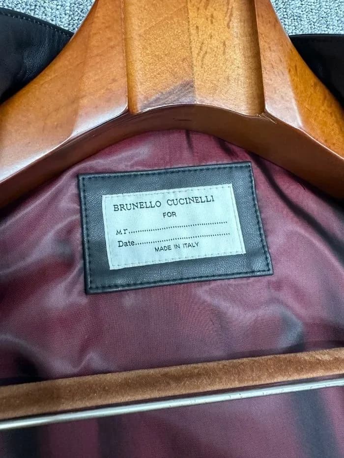 브루넬로쿠치넬리 남성 가죽 자켓 - Brunello Cucinelli Mens Leather Jacket - brc17128x 이미지 23/28