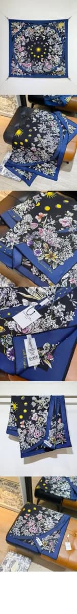 디올 여성 스퀘어 스카프 - Dior Womens Astral Flowers Scarf - acc9407x 이미지 3/4