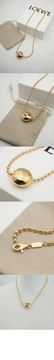 로에베 여성 애너그램 페블 네크리스 - Loewe Womens Anagram Pebble Necklace - acc10005x 이미지 3/3