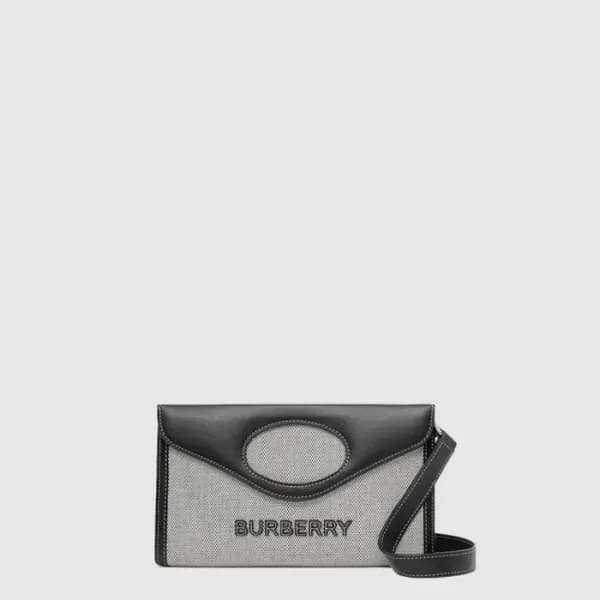 버버리 여성 캔버스 폴드오버 백 - Burberry Womens Canvas Foldove… 이미지 1/4