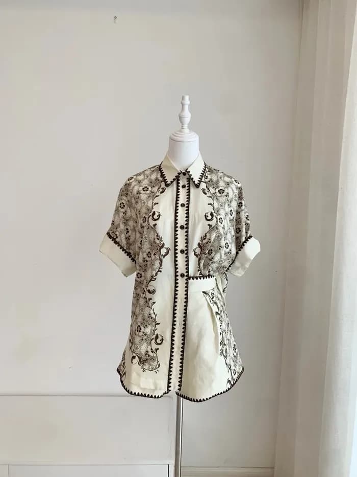 알레마이스 여성 볼링 반팔 셔츠 - Alémais Womens Bowling Shirt - aec16653x 이미지 12/15
