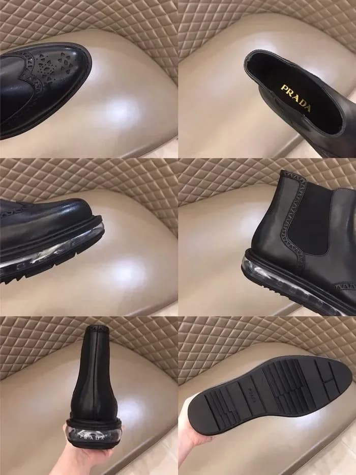 Prada 2019 Mens Leather Boots 이미지 10/10
