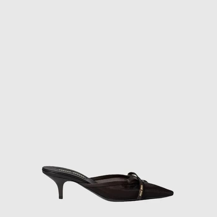 미우미우 여성 리본 뮬 - Miumiu Womens Ribbon Mule - mis14437x 이미지 1/5
