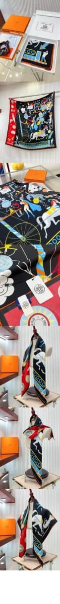 에르메스 여성 티 포 투 스카프 - Hermes Womens Tea for Two Scarf - acc8866x 이미지 4/4