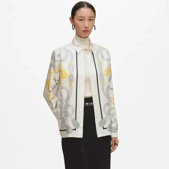 에르메스 여성 실크 셔츠 - Hermes Womens Silk Shirts - prc143… 이미지 1/9