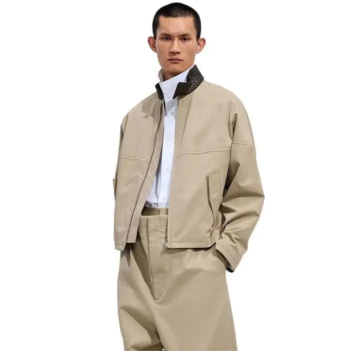 보테가 베네타 남성 가죽 재킷 - Bottega veneta Mens Leather Jacket - bvc17397x 이미지 2/11