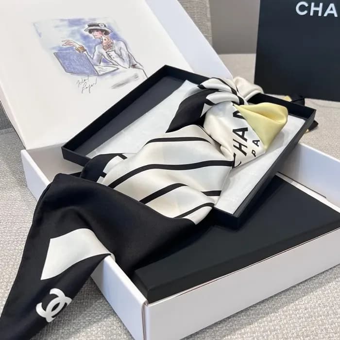 샤넬 여성 스퀘어 스카프 - Chanel Womens Square Scarf - acc8759x 이미지 5/11