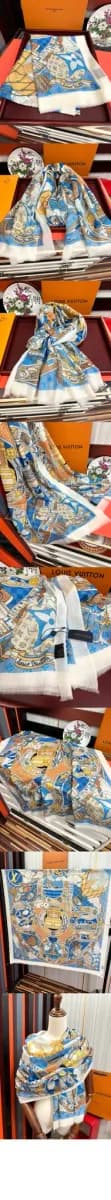 루이비통 여성 저니 스퀘어 스카프 - Louis vuitton Womens Journey Square Scarf - acc8996x 이미지 4/4