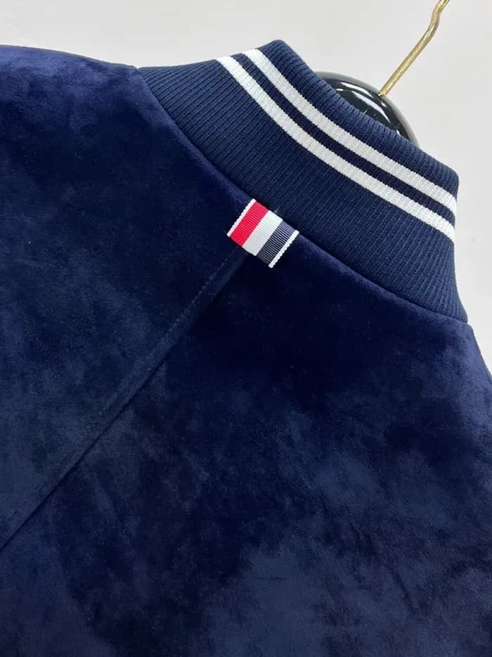 톰브라운 남성 가죽 자켓 - Thom Browne Mens Leather Jacket - thc17063x 이미지 13/14