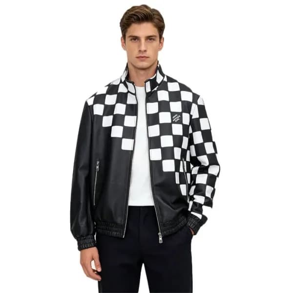 루이비통 남성 가죽 블루종 - Louis vuitton Mens Leather Blouson - lvc16758x 이미지 1/26