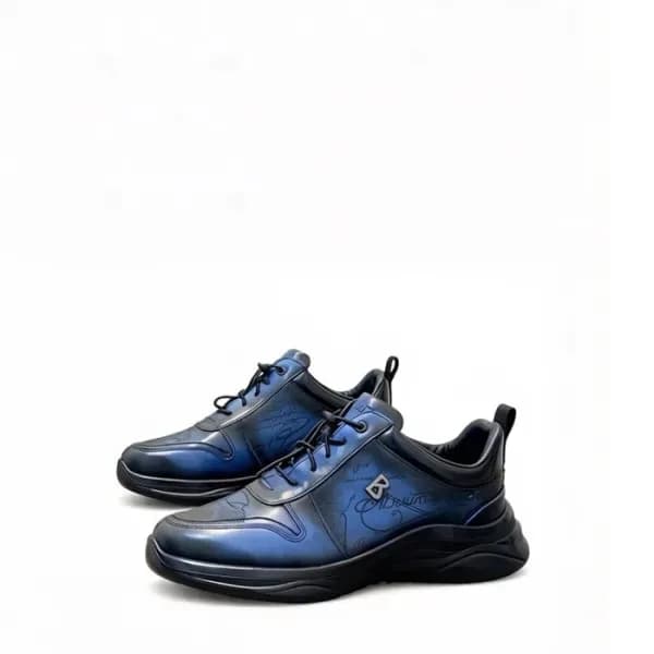 벨루티 남성 파티나 스니커즈 - Berluti Mens Patina Sneakers - b… 이미지 1/12