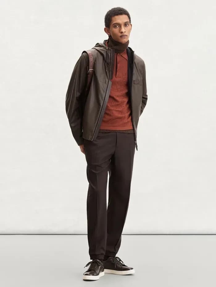 벨루티 남성 가죽 자켓 - Berluti Mens Leather Jackets - bec16881x 이미지 2/14
