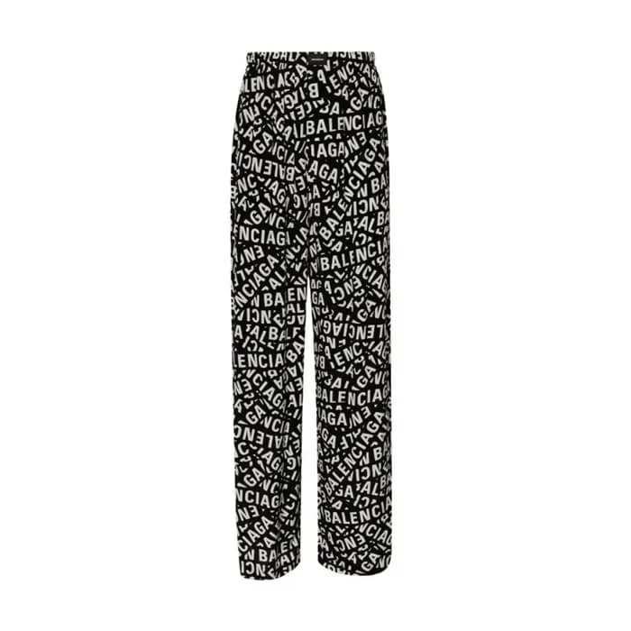 발렌시아가 여성 파자마 팬츠 - Balenciaga Womens Pajama Pants -… 이미지 1/11