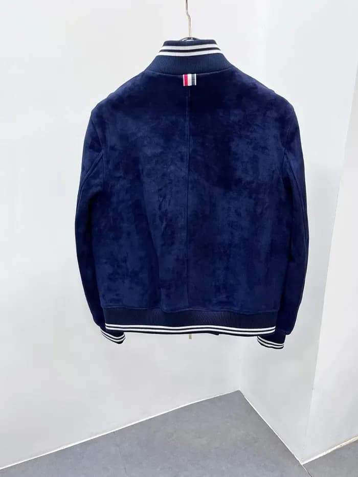 톰브라운 남성 가죽 자켓 - Thom Browne Mens Leather Jacket - thc17063x 이미지 7/14
