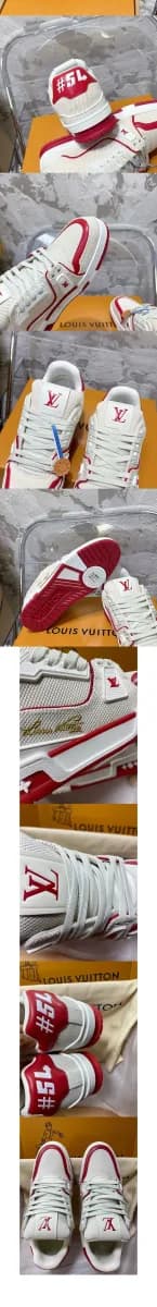 루이비통 남성 LV 트레이너 스니커즈 - Louis vuitton Mens LV Trainer Sneaker - lvs14707x 이미지 4/4