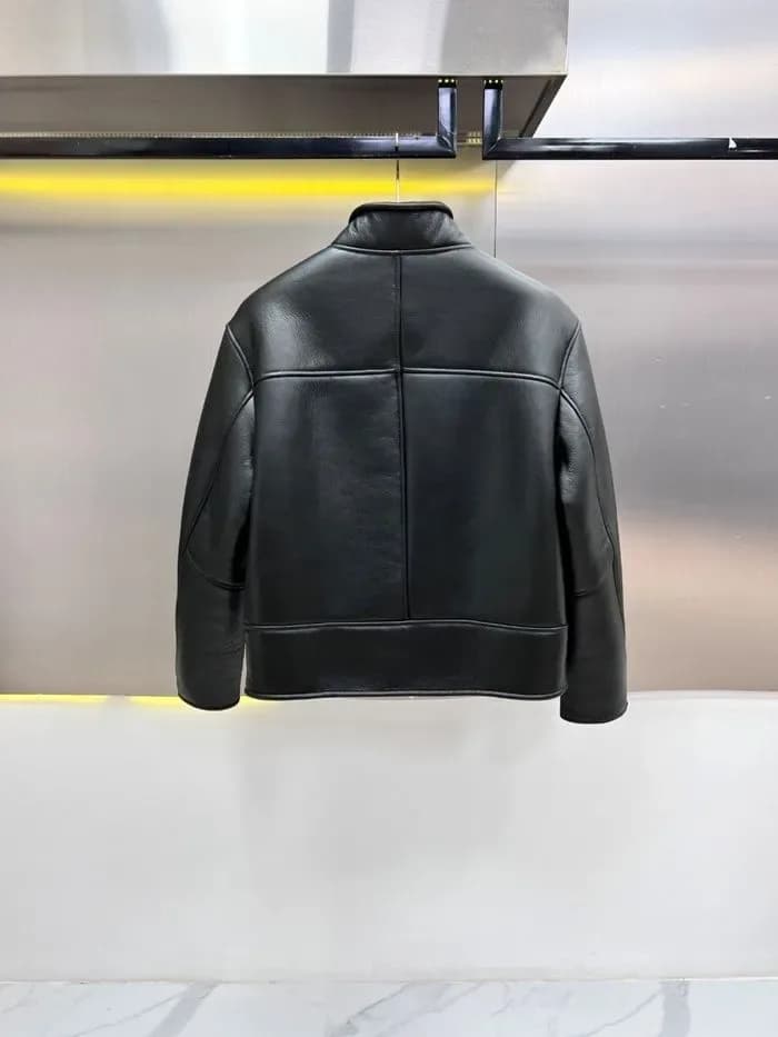 에르메스 남성 가죽 자켓 - Hermes Mens Leather Jacket - hec17724x 이미지 4/12