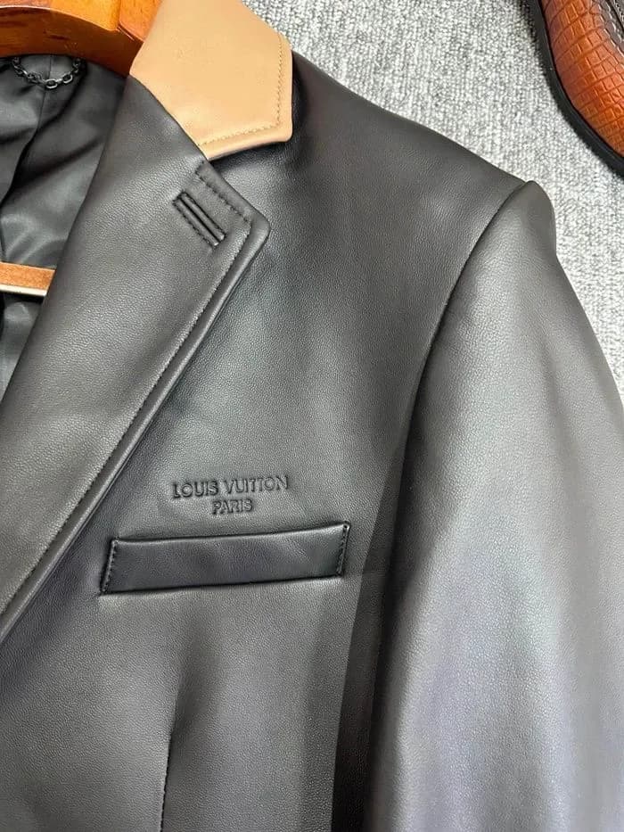 루이비통 남성 가죽 자켓 - Louis vuitton Mens Leather Jacket - lvc16969x 이미지 21/26