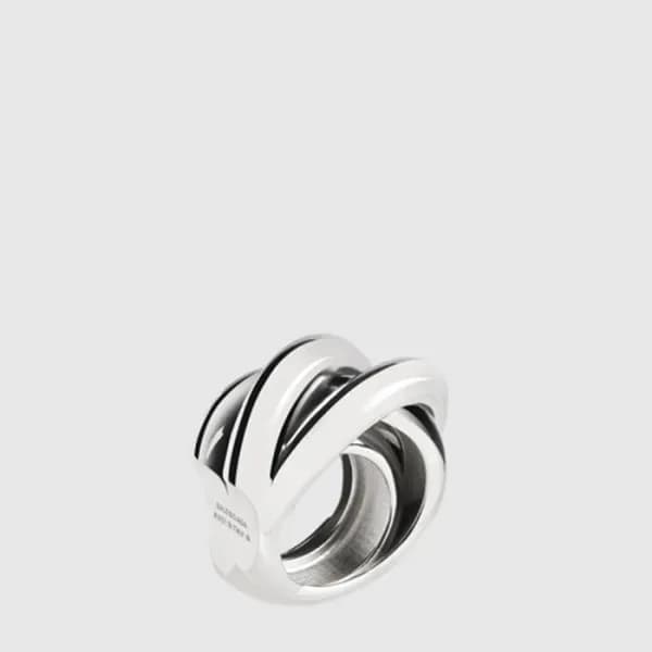 발렌시아가 남성 사투르네 링 - Balenciaga Mens Saturne Ring - a… 이미지 1/5