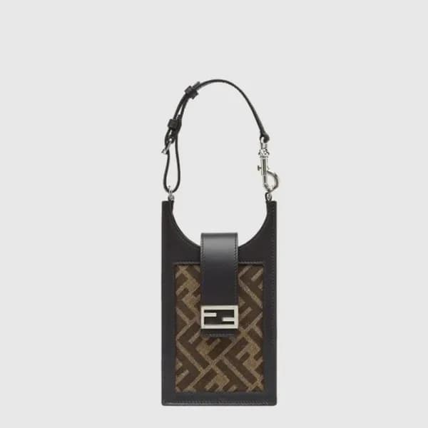 펜디 여성 바게트 폰 홀더 크로스백 - Fendi Womens Baguette Phone … 이미지 1/4