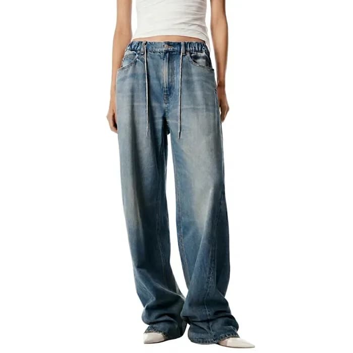알렉산더왕 여성 크리스탈 드로코드 벌룬 조거 - Alexander wang Womens C… 이미지 1/18