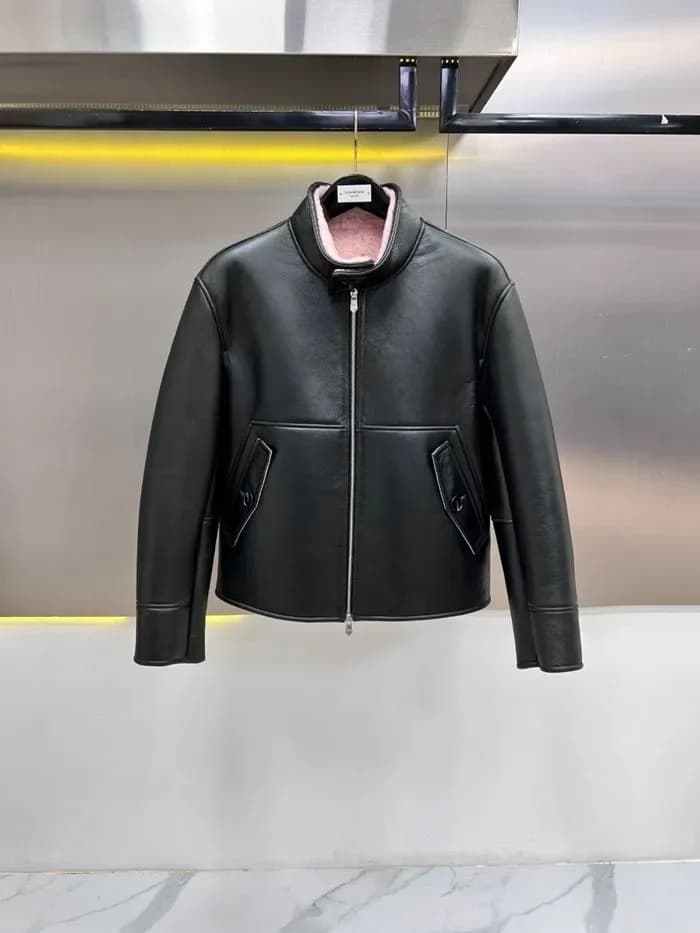 에르메스 남성 가죽 자켓 - Hermes Mens Leather Jacket - hec17724x 이미지 3/12