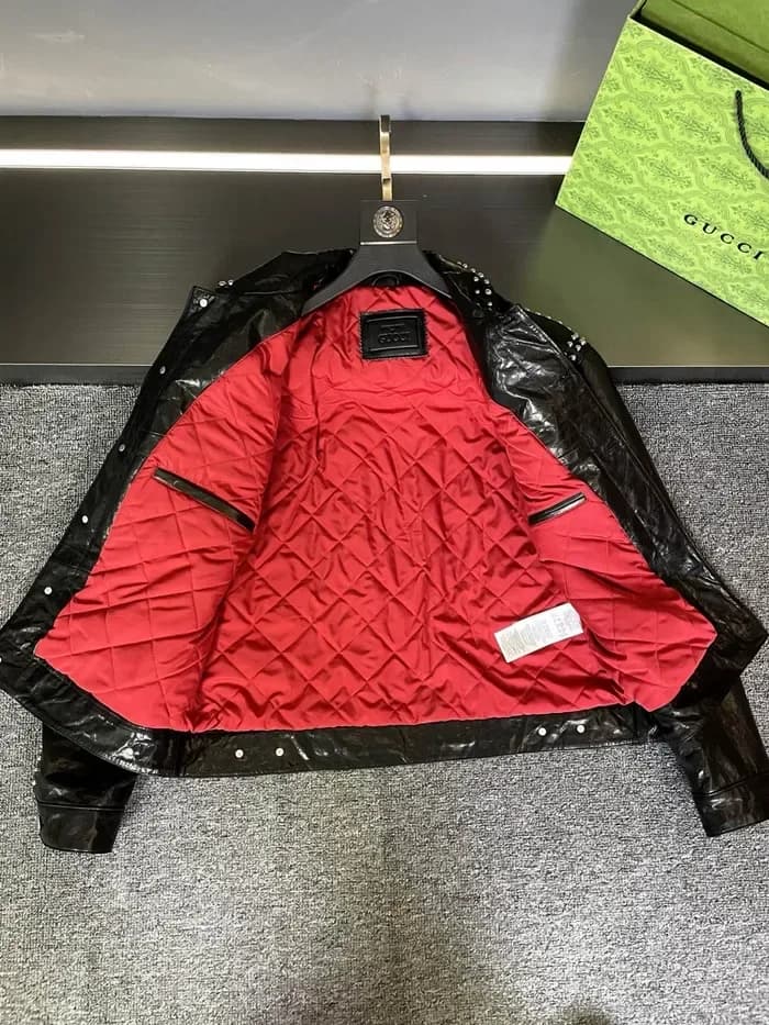 구찌 남성 가죽 자켓 - Gucci Mens Leather Jacket - guc16734x 이미지 20/26