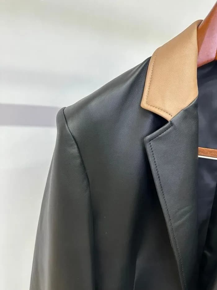 루이비통 남성 가죽 자켓 - Louis vuitton Mens Leather Jacket - lvc16969x 이미지 10/26