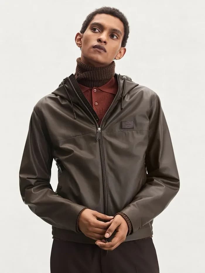 벨루티 남성 가죽 자켓 - Berluti Mens Leather Jackets - bec16881x 이미지 3/14