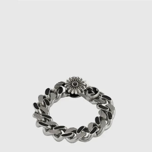 구찌 남/녀 꽃 버클형 G 팔찌 - Gucci Unisex Flower Buckle Typ… 이미지 1/4