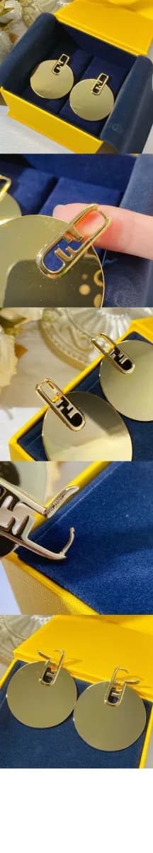펜디 여성 오 락 이어링 - Fendi Womens O Lock Earring - acc10146x 이미지 3/3