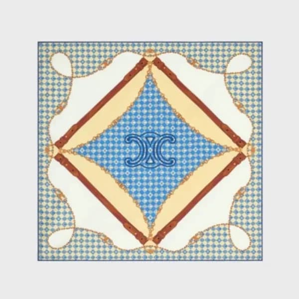 셀린느 여성 트리오페 스퀘어 스카프 - Celine Womens Triomphe Scarf… 이미지 1/13