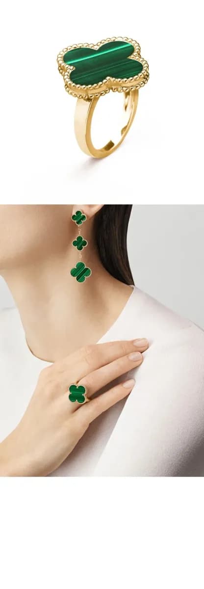 반클리프 아펠 여성 매직 알함브라 링 - Van Cleef & Arpels Womens Magic Alhambra Ring - acc9088x 이미지 4/4