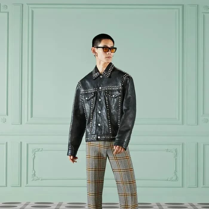 구찌 남성 가죽 자켓 - Gucci Mens Leather Jacket - guc16734x 이미지 5/26
