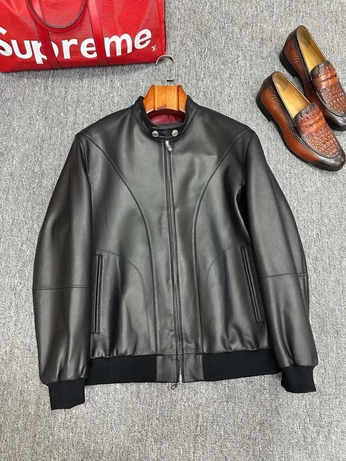 브루넬로쿠치넬리 남성 가죽 자켓 - Brunello Cucinelli Mens Leather Jacket - brc17128x 이미지 17/28