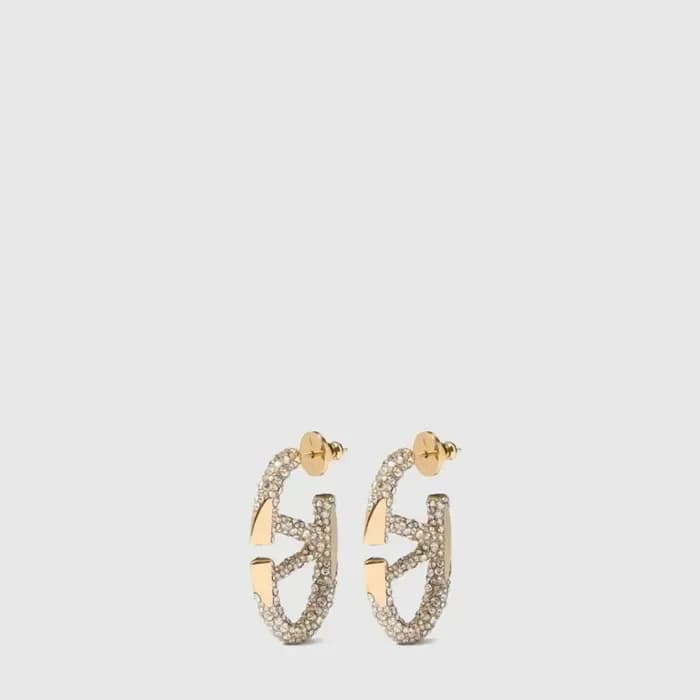 발렌티노 여성 브이로고 드롭 이어링 - Valentino Womens V-logo Drop Earring - acc10397x 이미지 1/3