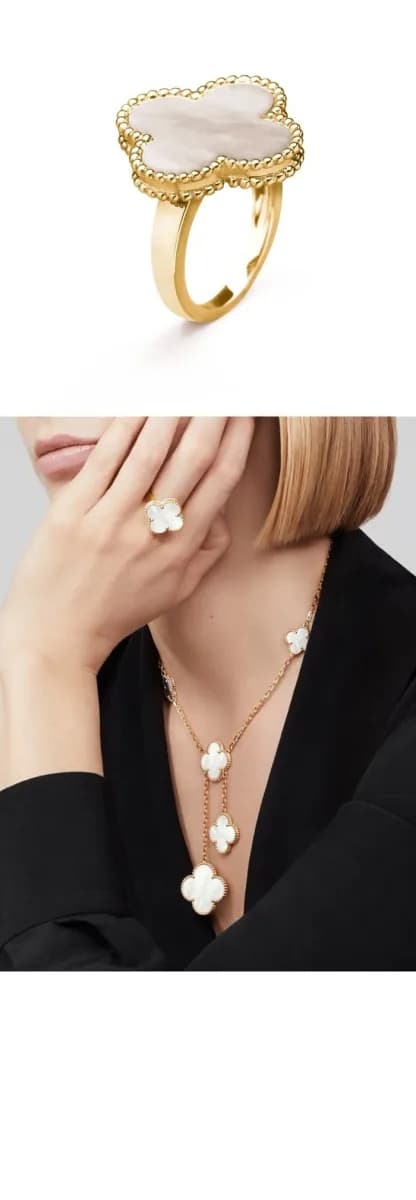 반클리프 아펠 여성 매직 알함브라 링 - Van Cleef & Arpels Womens Magic Alhambra Ring - acc9088x 이미지 3/4