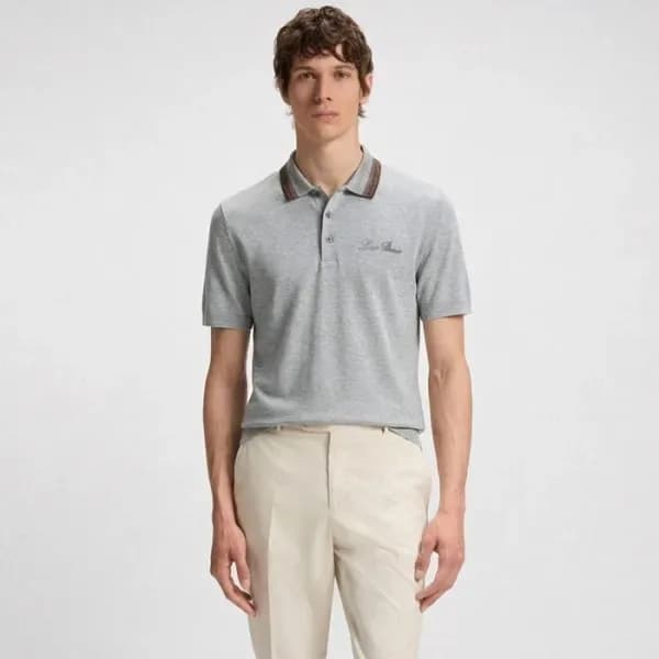 로로피아나 남성 폴로 반팔티 - Loro Piana Mens Polo Tshirt - lp… 이미지 1/12