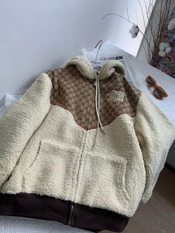 Gucci Mm/Wm Casual Jackets Brown 이미지 4/11