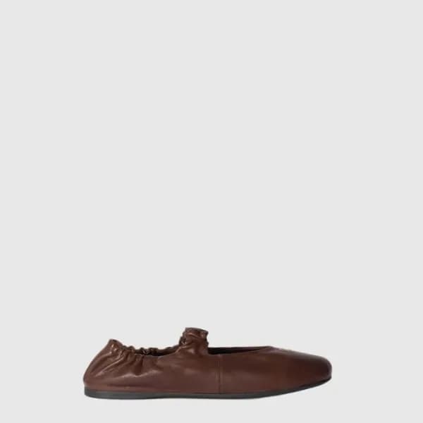 미우미우 여성 루슈 발레리나 - Miu Miu Womens Rouche Ballerina … 이미지 1/4