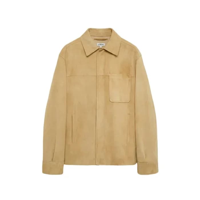 로에베 남성 가죽 자켓 - Loewe Mens Leather Jacket - loc16582x